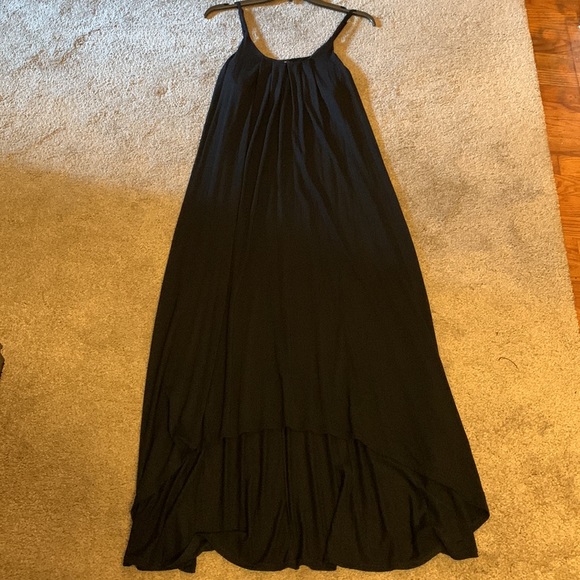 Beautiful Adrienne Vittadini long black cocktail dress!! - Picture 2 of 9
